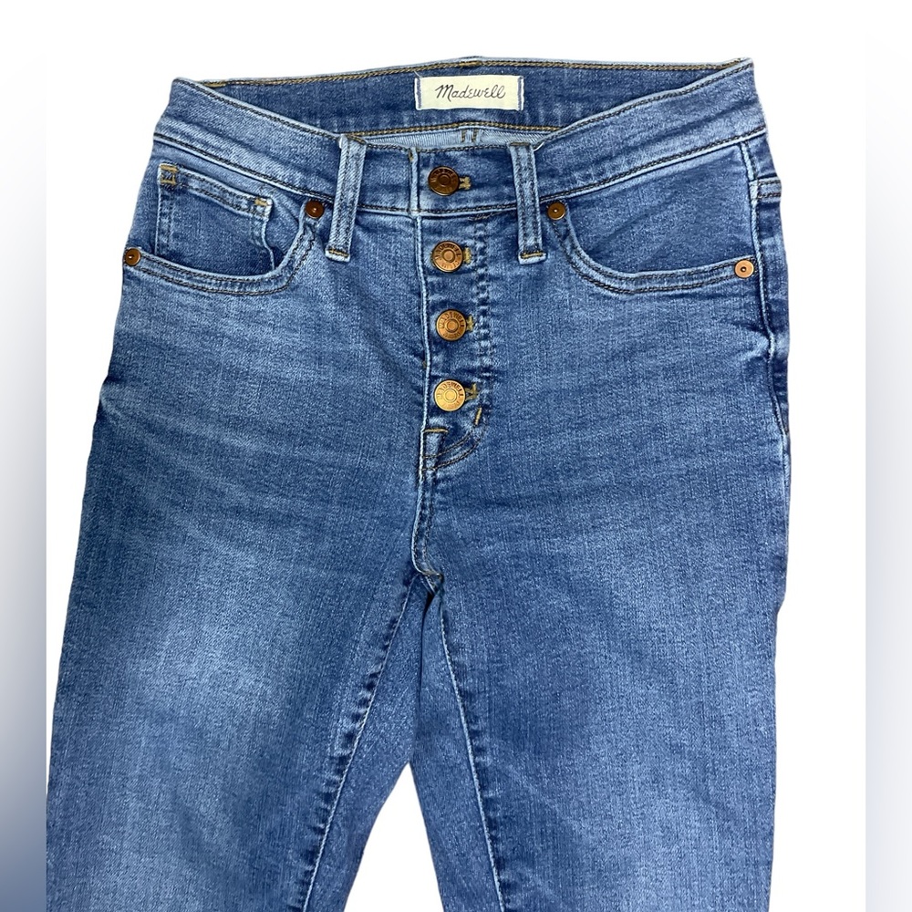 Madewell Women’s Size 24 Mid-Rise Skinny Crop Jeans‎ 9” Stretch Comfortable Fit